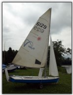 Photo 78, The completed boat (sans Spinnaker)